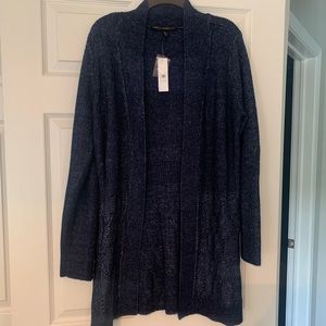 NWT WHBM Cozy Cable Coverup Cardigan